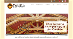 Desktop Screenshot of moresunwoodworking.com